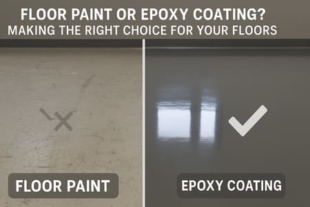 Floor paint or epoxy coating making the right choice for your floors