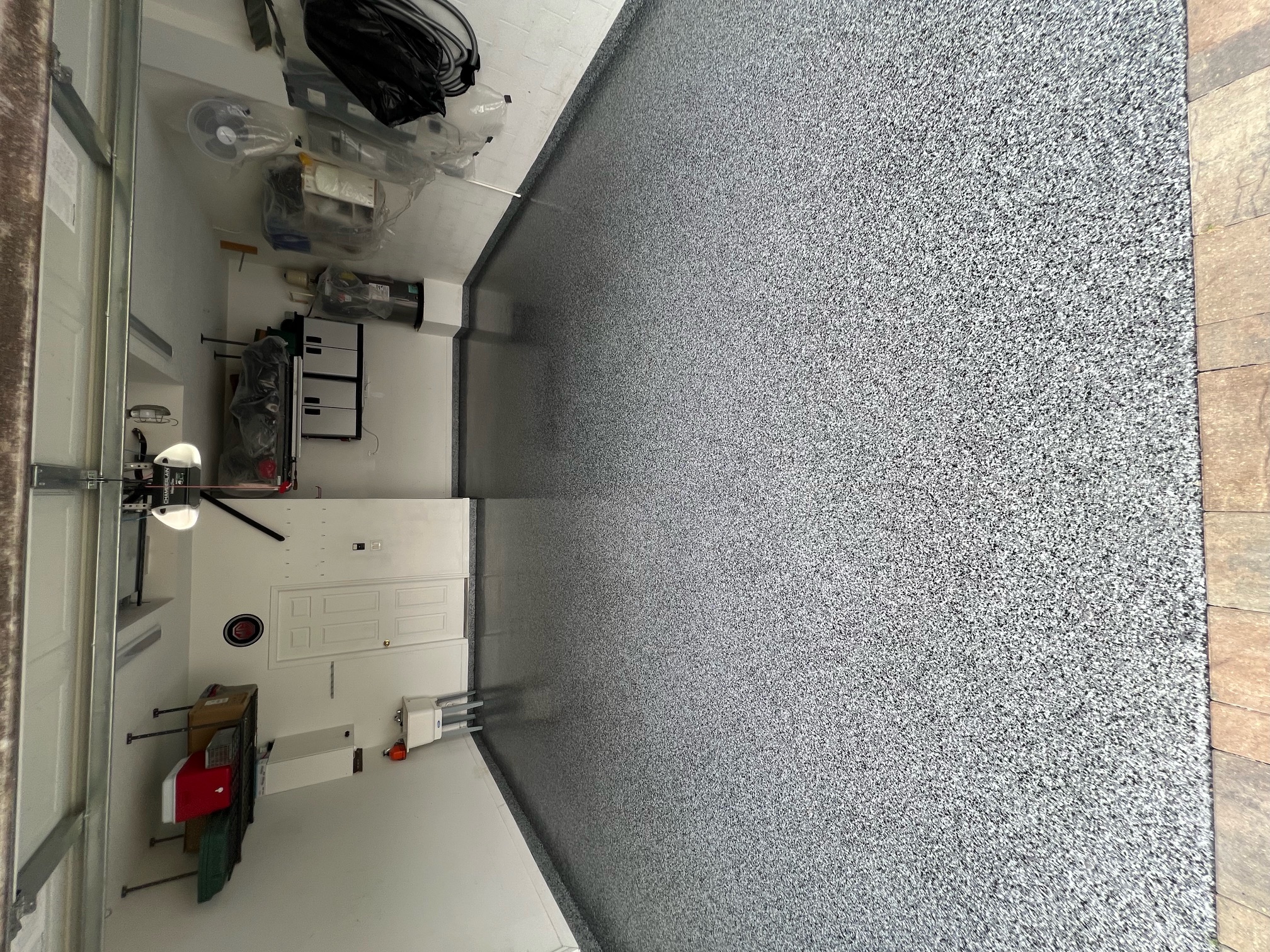 Sarasota Garage Flooring with Stem Walls
